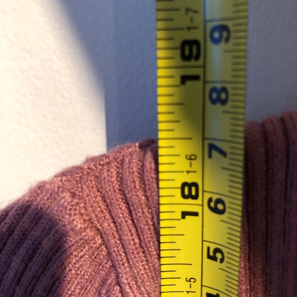 Harlow V-neck Sweater top soft rib long sleeve L - Picture 4 of 5